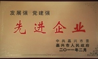 嘉興市“雙強(qiáng)”先進(jìn)企業(yè)
